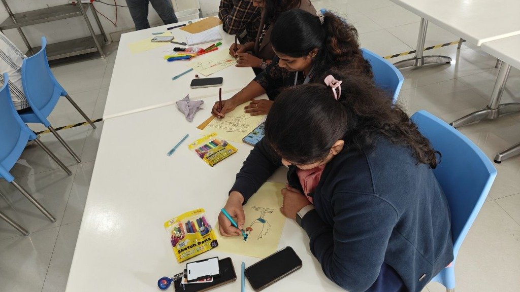Hands-on creative somatic drawing